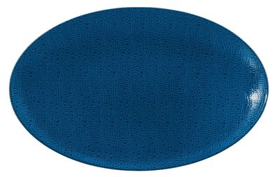 Seltmann Weiden Servierplatte oval 40x26 cm Life Fashion classic blue 001.773803