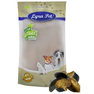 15 - 75 Stk. Lyra Pet® Rinderhufe gefüllt mit Pansen und Leber je ca. 120 g