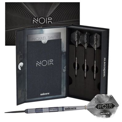 Unicorn Player Michael Smith NOIR Organic Darts Presentation Box 24 g | Dart Darte