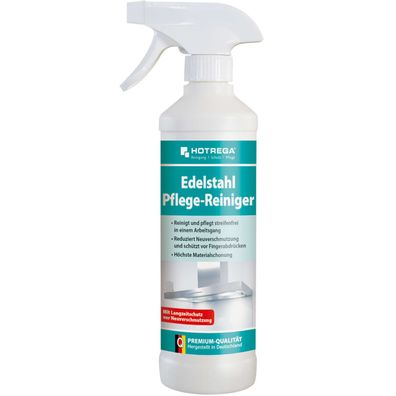 Hotrega Edelstahl Pflegereiniger Edelstahlreiniger Alureiniger Chrompflege 500ml