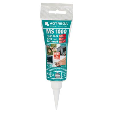 Hotrega MS 1000 High Tech Kleb und Dichtstoff Verfugungsmasse 80ml Tube weiß