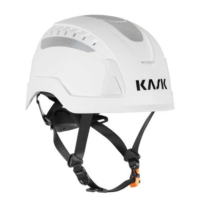 KASK Schutzhelm Primero Air Hi-Viz, Bauhelm Arbeitshelm reflektierend belüftet