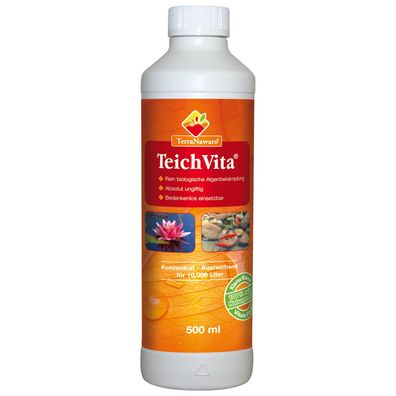 TerraNawaro Teich Vita Algenstopp Teichreiniger Naturprodukt 500ml Konzentrat