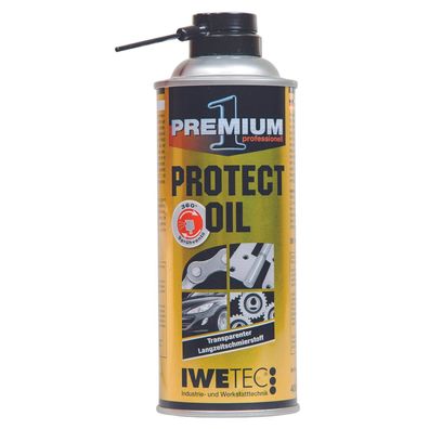 IWETEC Schmiermittel ProtectOil 0.4L Schmierstoff Sprühöl Haftfett schleuderfest