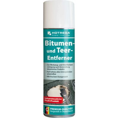 Hotrega Bitumen Teer Entferner Klebstoffentferner Harzlöser Rußentferner 300ml