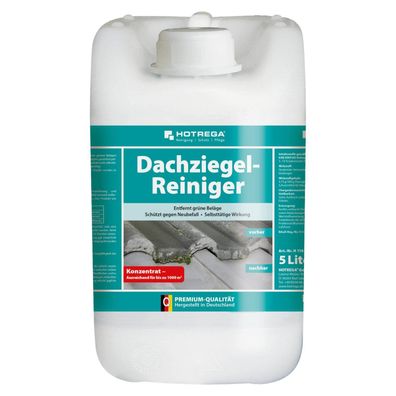 Hotrega Dachziegel Reiniger Grünbelagentferner Steinreiniger Dachreiniger 5L