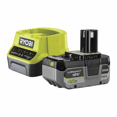 RYOBI Akku-Starter-Set RC18120-140X 18V 4Ah, ONE+ Akku, Lithium-Ionen-Akku