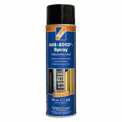 Technolit Haftschmierspray H4S 500 ml, Schmierfett Haftfett Druckfett Sprühfett