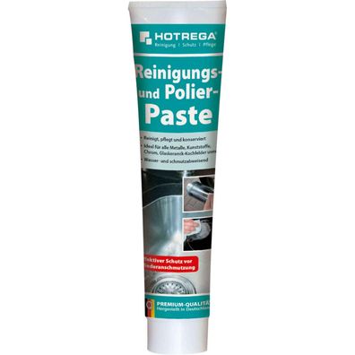 Hotrega Reinigungs und Polierpaste Glaskeramik Kochfeld Herdplatte 125ml Tube