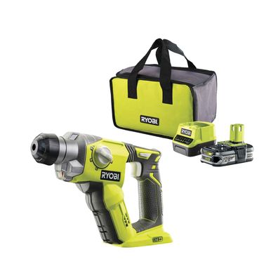 RYOBI Akku-Bohrhammer R18SDS-125S ONE+ Schlagbohrmaschine SDS-Plus 18V 2,5Ah