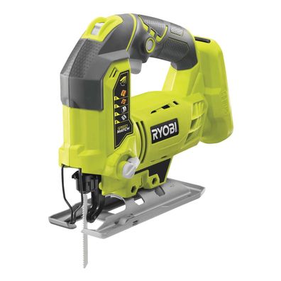 RYOBI Akku-Stichsäge R18JS-0 ONE+ 4-Stufen Pendelhubsäge, Holz bis 101 mm, 18V