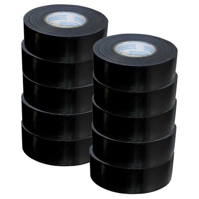 priotec Panzerband Panzertape Klebeband Dichtungsband schwarz 10 Rl.- 50m x 50mm