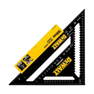 DeWALT Speed Square Anschlagwinkel 30 cm - Multi-Konstruktionsdreieck aus Alu