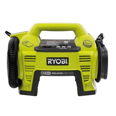 RYOBI Akku-Kompressor R18I-0 18V, Akku Luftpumpe Reifen Druckluft, inkl. Zubehör