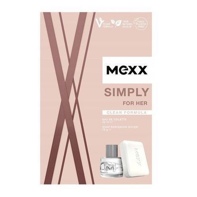 Mexx Simply For Her EDT 20ml + Seife 75g