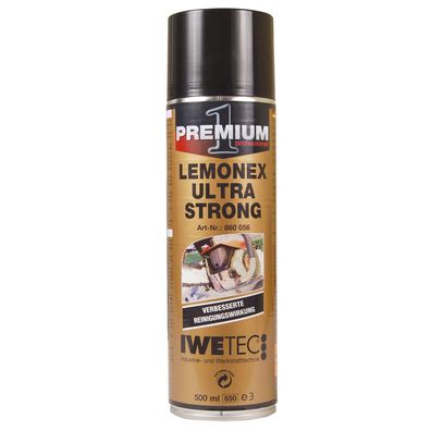 IWETEC Reinigungsspray Lemonex Ultra-Strong 500ml, Kleberesteentferner Universal