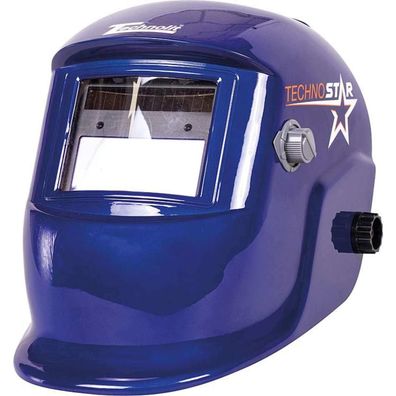 Technolit Schweisser-Schutzhelm Techno Star Blau, Automatikschirm, Schweißhelm