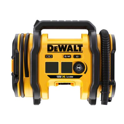 DeWALT Akku-Kompakt-Kompressor DCC018N-XJ - Luftpumpe, Luftsauger, Lampe - 10 L Tank