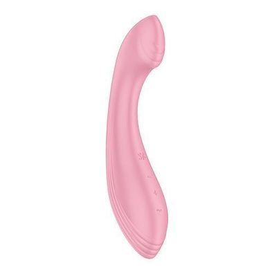 Satisfyer G-Force G-Punkt Vibrator, Pink, hautfreundlich, wasserdicht, 1 Stk