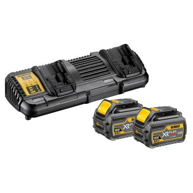 DeWALT Akku Starter-Set DCB132T2-QW FlexVolt - 2x Akkus 54,0V 6,0 Ah + Ladegerät