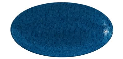 Seltmann Weiden Servierplatte oval 33x18 cm Life Fashion classic blue 001.773802