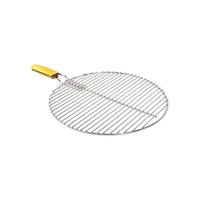 STADO® | Grillrost | Edelstahl | ø 44,5cm | Kugelgrill | Gasgrill | Rund | Holzgriff