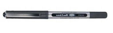 Uni-Ball UB-150 Tintenroller, Schwarz, 0,5 mm, ergonomische Griffzone, 1 Stück