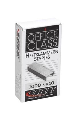 Laco Mini Heftklammern 10mm, Verzinkt - Packung mit 1000 St