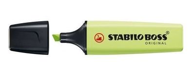 Stabilo Boss Textmarker Limettengrén, 2-4mm, Packung mit 10 Stiften