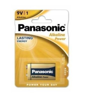 Panasonic 9V Alkaline Batterie 6F22 Langhaltend