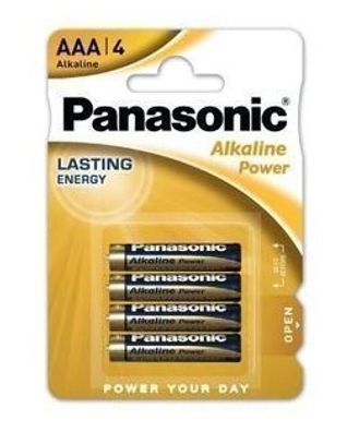 Hochleistungs-AAA-Batterien 4er Pack Alkalisch