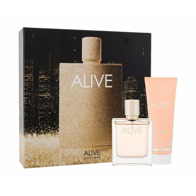 Hugo Boss Alive Geschenkset für Damen - 50ml EDP und 75ml Body Lotion