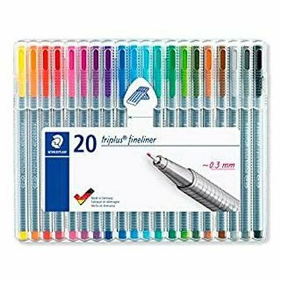 Marker-Set Staedtler 20 Triplus Fineliner 334