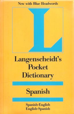 Langenscheidt´s Pocket Dictionary Spanish - Spanish-English English-Spanish (2001)