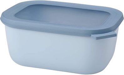 Mepal 4 Stück multischüssel cirqula rechteckig 1500 ml - nordic blue 106257015700