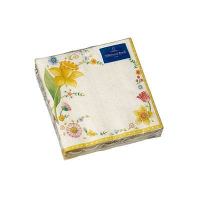 Villeroy & Boch Vorteilset 12 Stück Oster Accessoires Cocktail Serviette Osterblüt