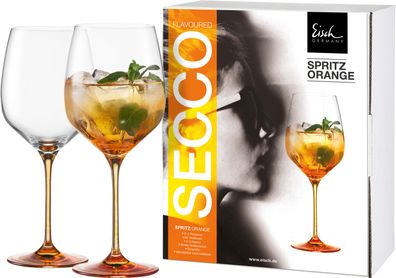 EISCH 2 Spritz Orange Gläser 500/21 im Geschenkkarton SECCO Flavoured 15053010