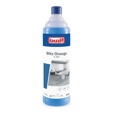 12x Blitz Orange Neutraler Alkohol-Universalreiniger, duftintensiv | Flasche (1 l)