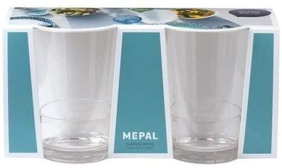 Mepal 6 Stück set glas flow 200 ml 2 stück 106081253100