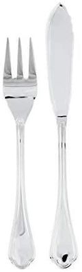 Sambonet Filet Toiras Edelstahl versilbert Fischbesteck 24tlg. 52756-88