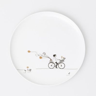 Räder DINING Hobby Geschenkteller Radfahren, 17931 1 St