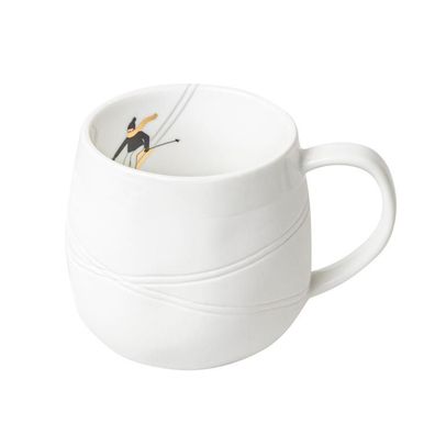 Räder Schneetag Tasse Ski fahren 1 St