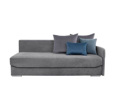 Schlafsofa Wow | Couch Sofa mit Schlaffunktion | 100 x 203 x 91 cm, Grau