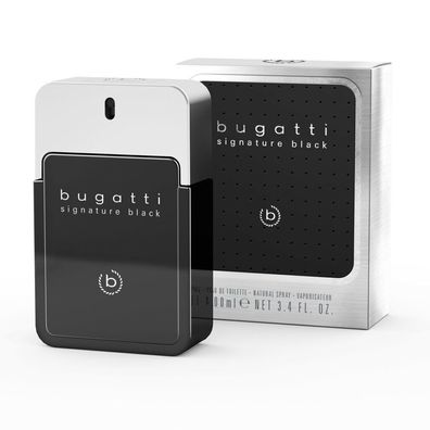 Bugatti Signature Black Eau de Toilette für Männer 100ml