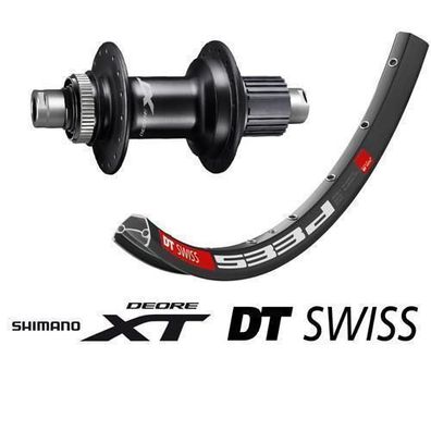 Laufrad XT 8110 12s HR Ø 584 mm mit DT Swiss 533d Disc für Steckachse 12x142 858245