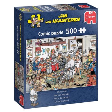 Jumbo Spiele 1110100326 Jan van Haasteren Wer ist der Nächste? 500 Teile Puzzle