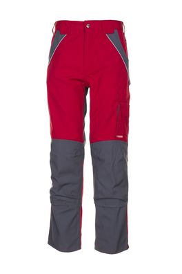 Arbeitshose Bundhose Plaline rot/schiefer Größe 44