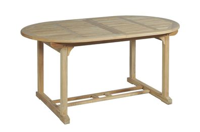 Garden Pleasure Teak Gartentisch Solo ausziehbar Garten Holz Esstisch Tisch