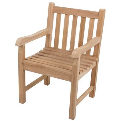 Garden Pleasure Teak Armsessel Solo Gartenstuhl Garten Sessel Stuhl Möbel