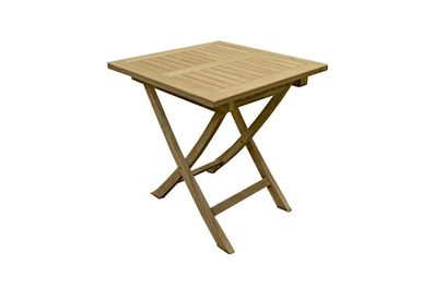 Garden Pleasure Teak Gartentisch Solo 70x70 Garten Holz Esstisch Tisch klappbar